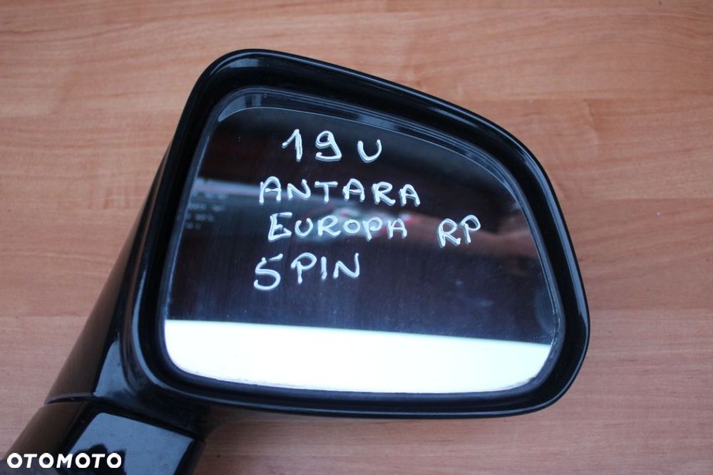 LUSTERKO ZEWNĘTRZNE PRAWE OPEL ANTARA 19U 5 PINÓW EUROPA - 2