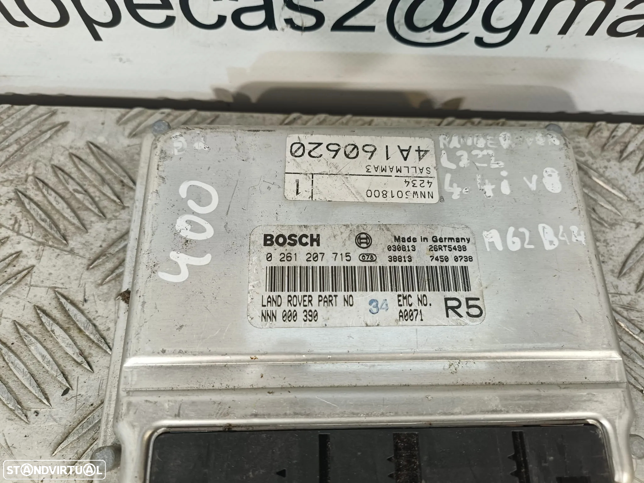 Centralina Motor Original Land Range Rover BMW Bosch M62B44 NNN 000 390 / 0 261 207 715 - 3