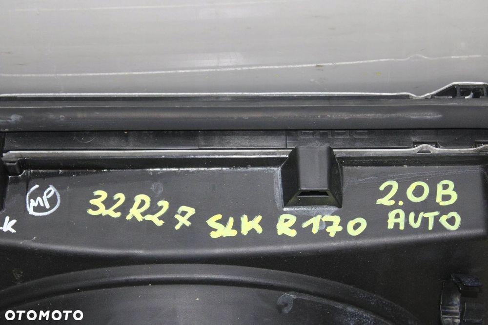 MERCEDES SLK R170 2.0 B AUTOMAT 1996R- CHŁODNICE WENTYLATOR KOMPLET - 8