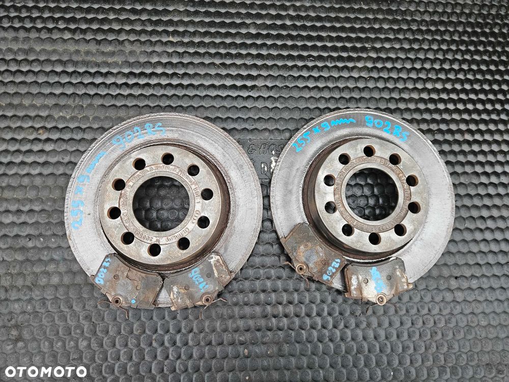 Tarcze Tarcza 8E0615601D 255mm 5x112 Klocki Hamulce Tyl Tylne Audi A4 B6 B7 Oryginalne - 1