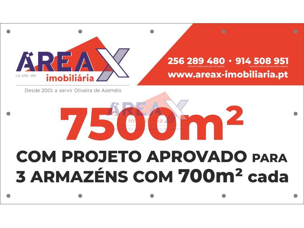 Terreno localizado em zona industrial, com projeto aprovado para 3 ... - Grande imagem: 2/9