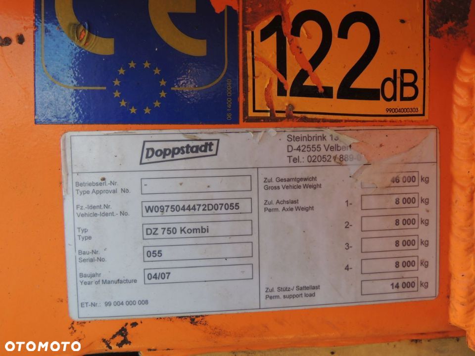 Inny Doppstadt DZ 750 Kombi, 04.2007rok, 612KM - 19