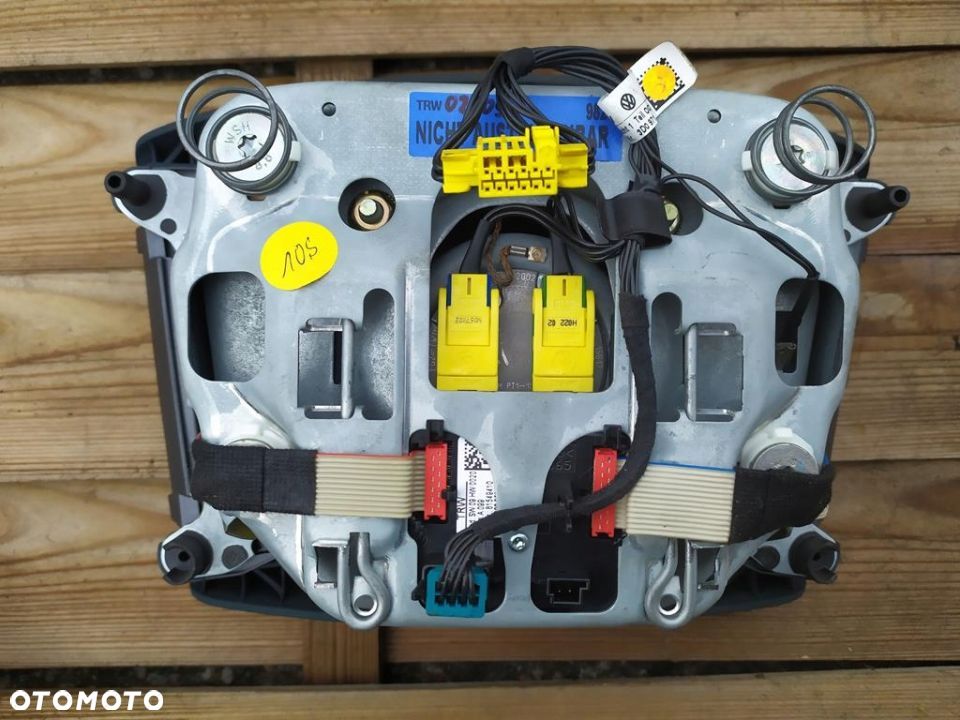 VOLKSWAGEN PHAETON PODUSZKA KIEROWNICY NIEBIESKA - 6