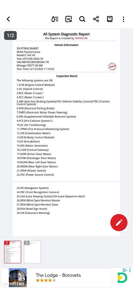 Toyota C-HR 1.8 HEV 140 CP 4x2 CVT Exclusive - 18