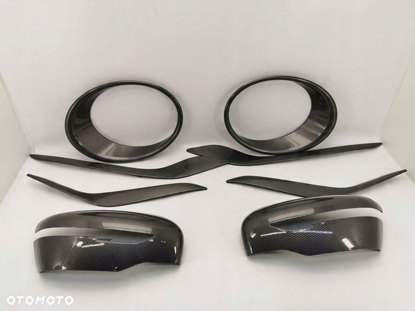 Nissan Juke I F15 BRIER DESIGN CARBON ZESTAW LISTW NAKŁADEK KOMPLET OE