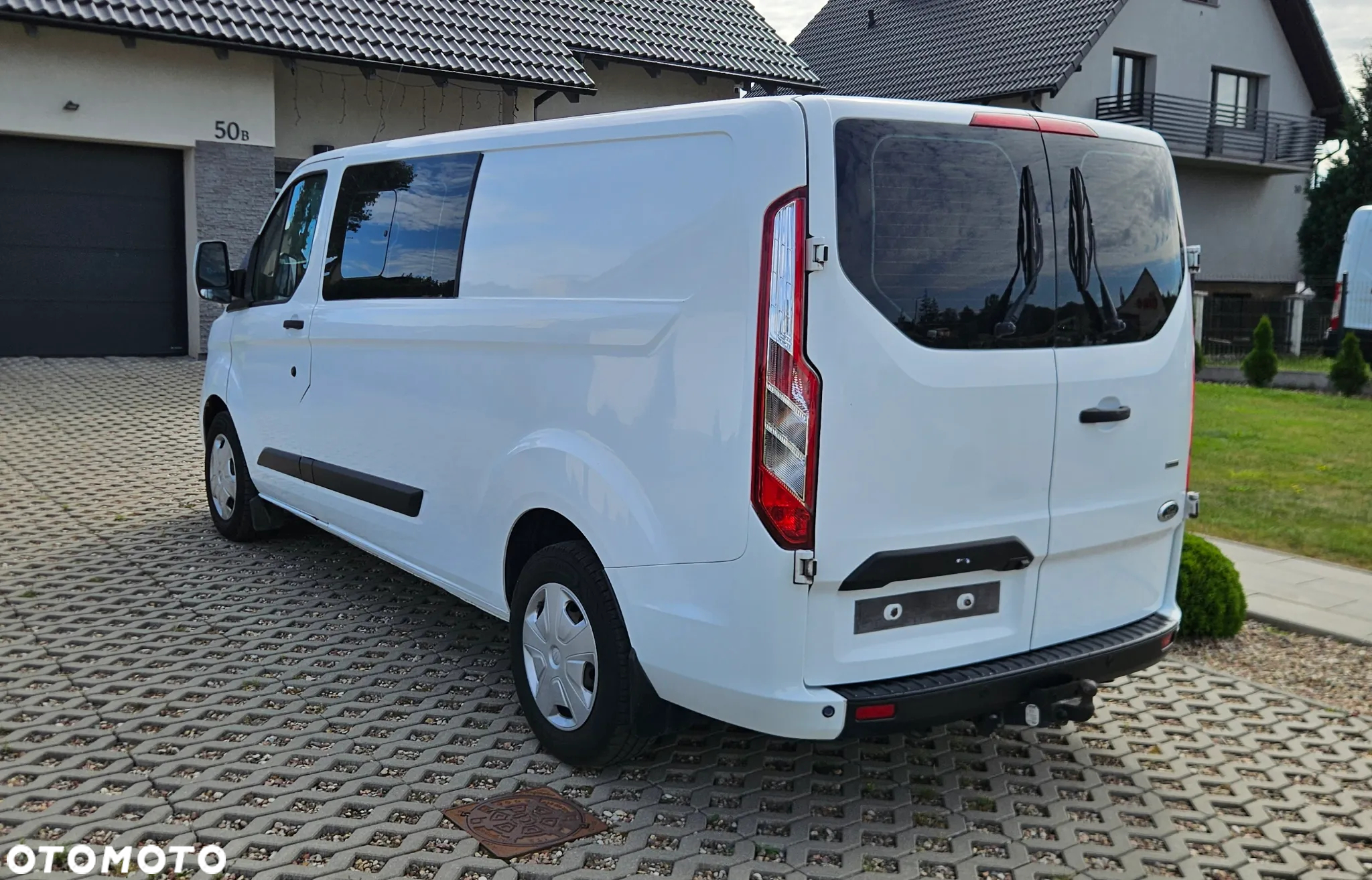 Ford Transit Custom 2.0d 170KM L2 Long 6 osobowy brygadówka bogate wyposażenie - 3