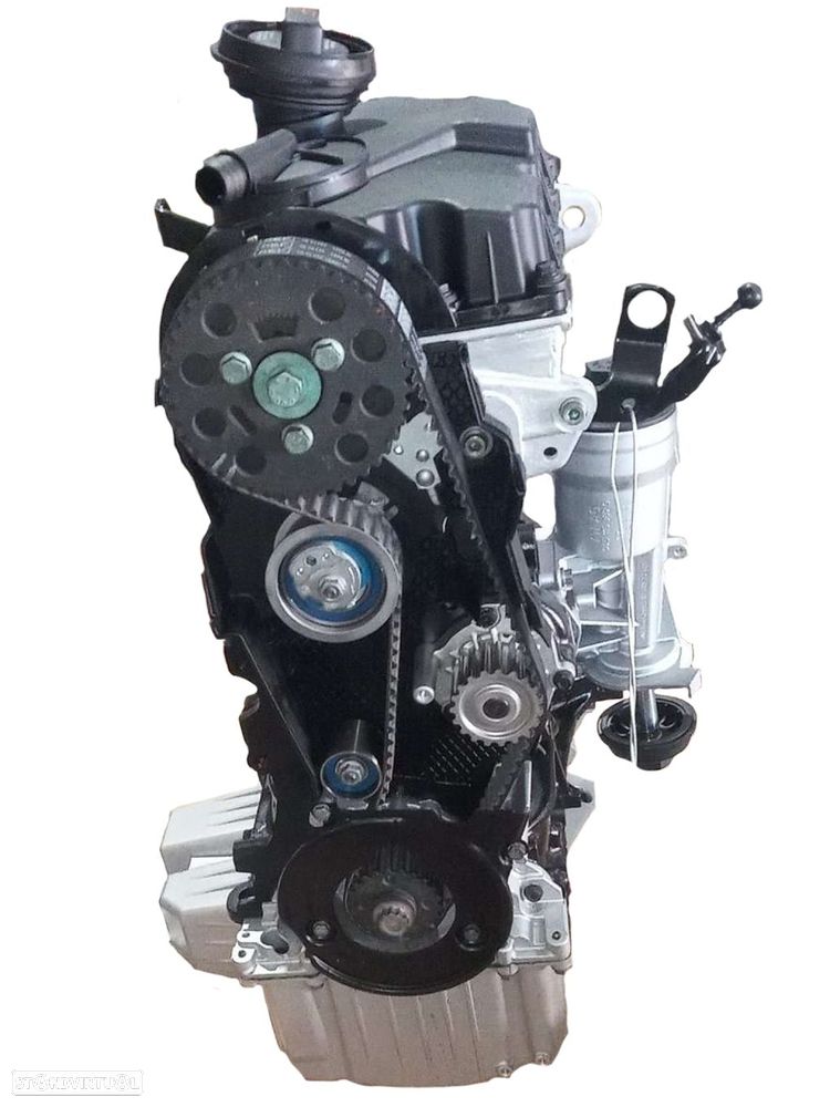 Motor Recondicionado Skoda Fabia 1.4tdi De 2007 Ref. BNV - 2