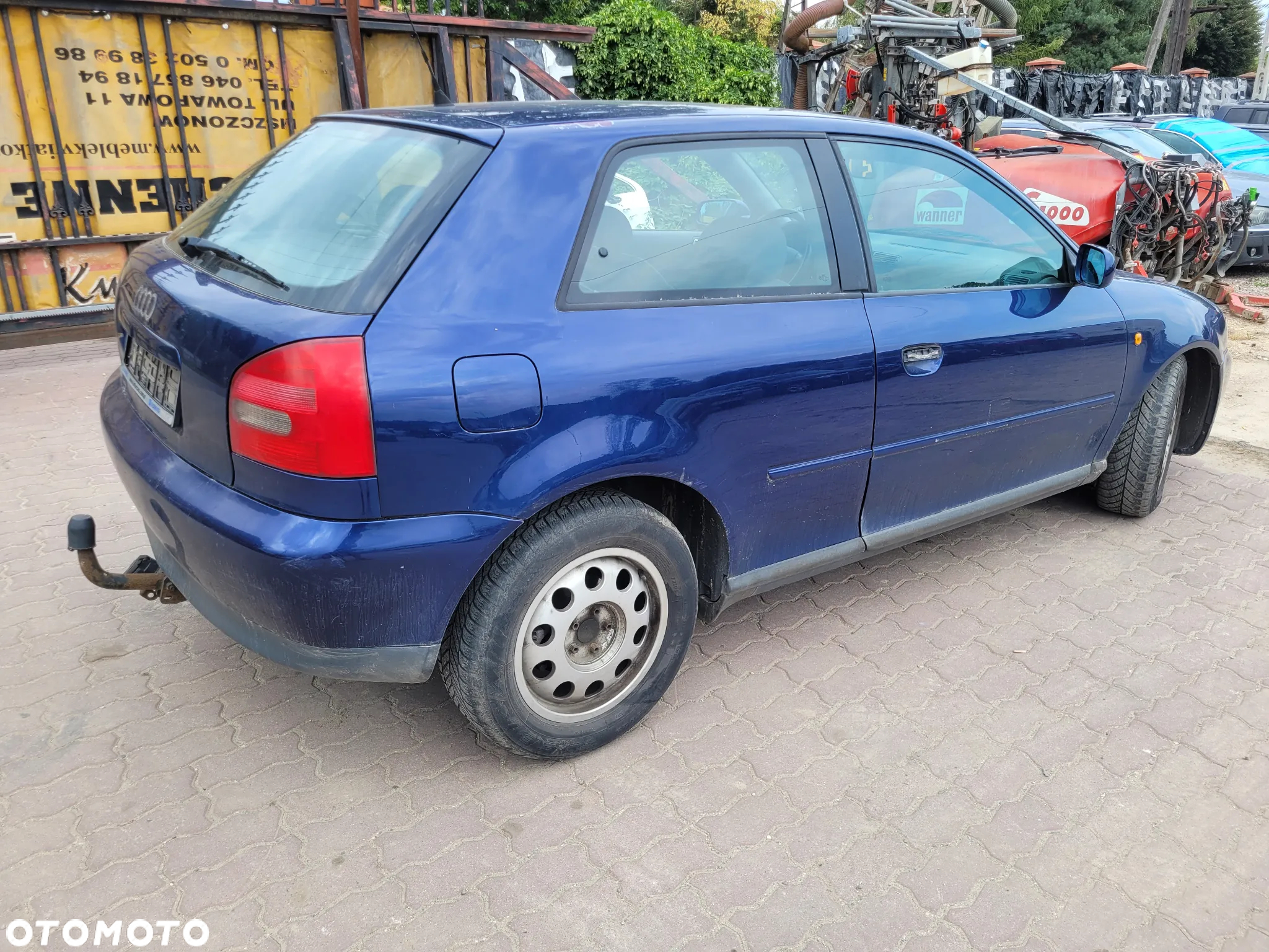 AUDI A3 8L LZ5K maska pokrywa silnika klapa bagażnika zderzak lampa reflektor pas przedni stop lampy halogeny - 4