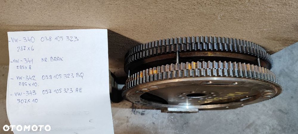 VOLKSWAGEN VW AUTOMAT AUTOMATYCZNE DIESEL / BENZYNA SPRZĘGŁO KOŁO ZAMACHOWE TARCZA DOCISK DWUMAS - 5