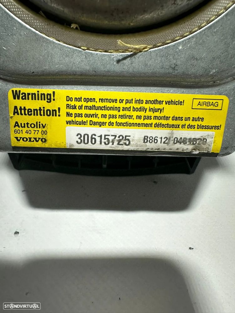 .Airbag Volante Guiador Original Volvo S40 V50 C30 30615725 2004 - 2013 - 8
