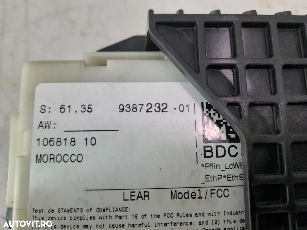 Panou sigurante bcm 9387232-01 1.5d B37C15A BMW Seria 2 Active Tourer - 2