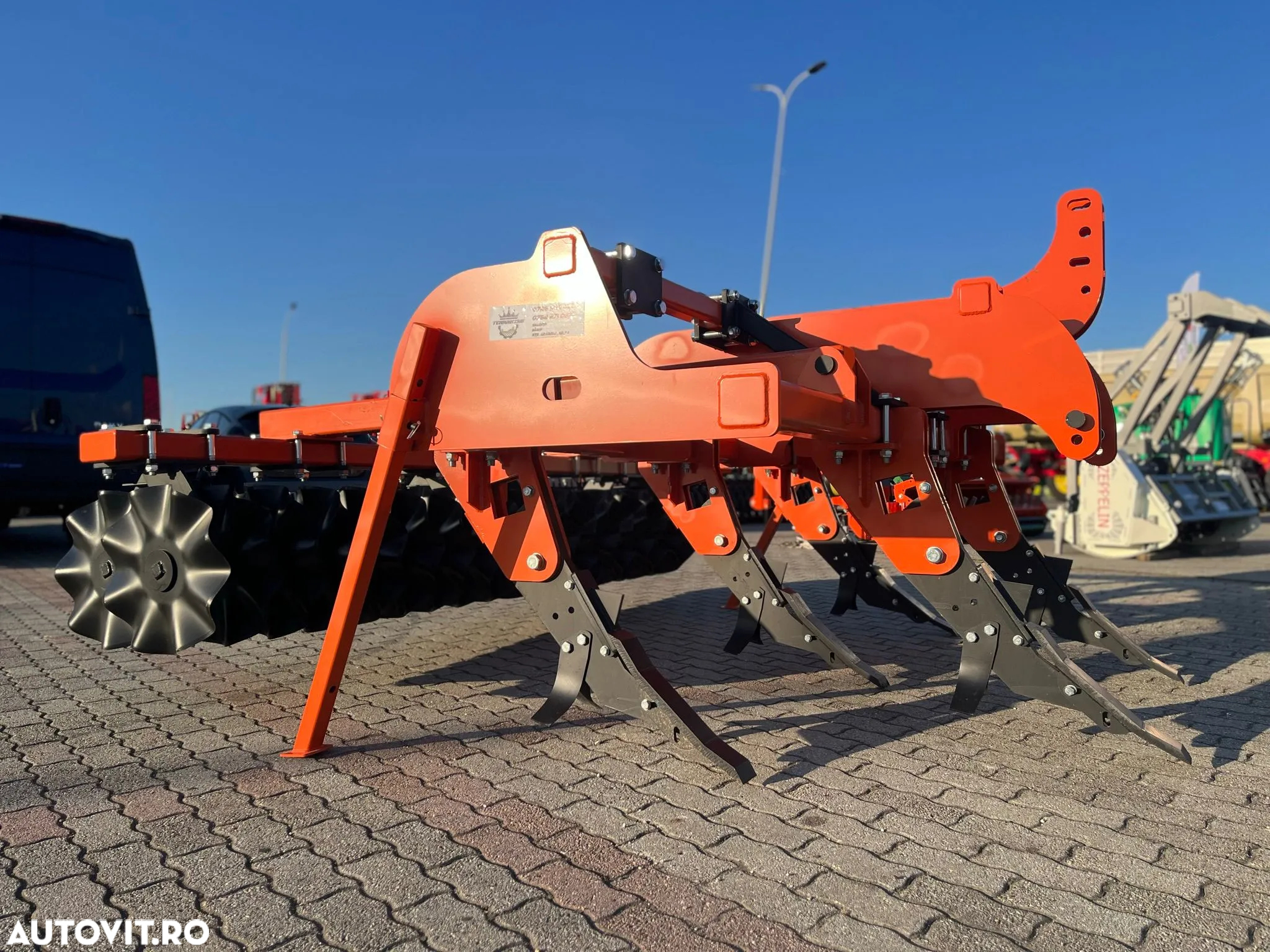 Terraking Scarificator SPECIAL cu tavalug Dublu Taler ondulat - 4