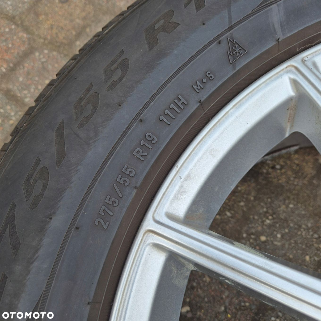 ZIMA KOŁA 20 ORYGINAŁ MERCEDES GLS GLE W167 275/55 R19 IDEALNE CZUJNIKI - 8