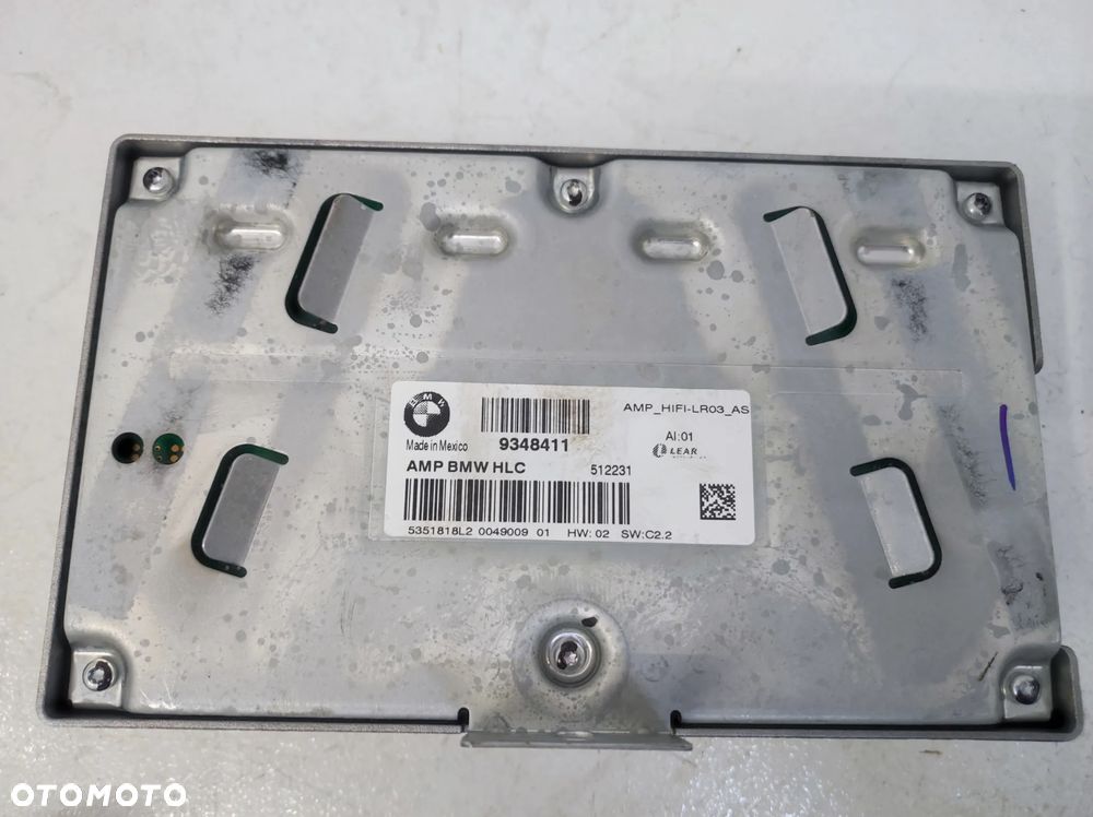 WZMACNIACZ RADIA AUDIO BMW X3 F25 LIFT - 6