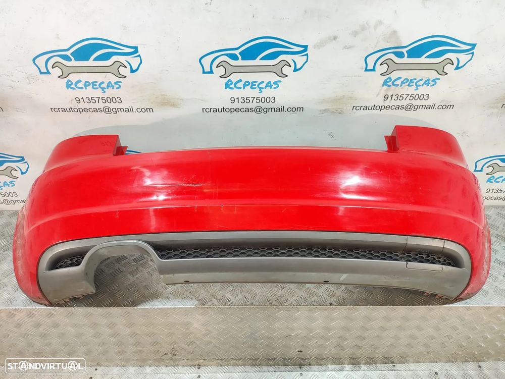 Parachoques traseiro original AUDI A3 8P 8P3 RESTYLE FASE 2 SLINE S-LINE S LINE - 1
