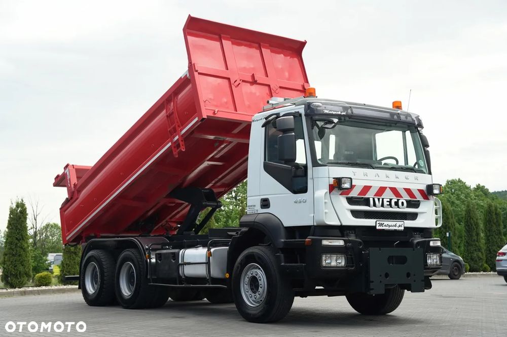 Iveco TRAKKER 450 / 6X4 / WYWROTKA / HYDROKLAPA / HYDROBURTA / BORDMATIC / CZOŁOWNICA / EURO 5 / - 6