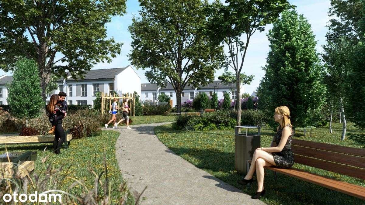3-pokojowe mieszkanie 44m2 + ogródek