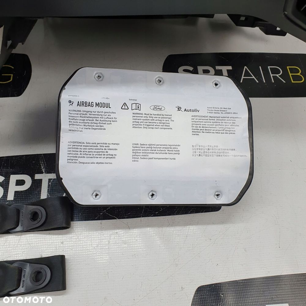 FORD FOCUS MK3 III 3 LIFT KOKPIT DESKA KONSOLA PULPIT PODUSZKA AIRBAG AIR BAG PASY KIT SET - 6