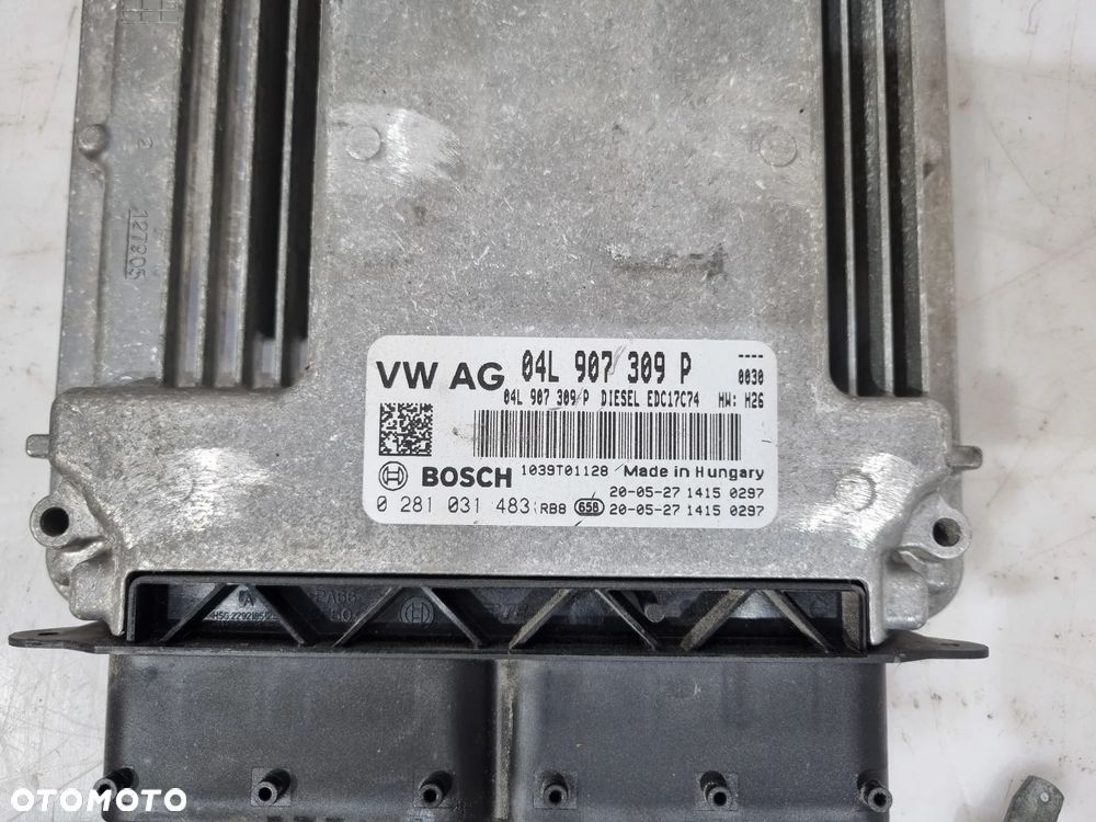 VW GOLF VII 2.0 TDI ZESTAW STARTOWY 5G1920741D 5Q0937086CE 04L907309P 3Q0907530AC - 4