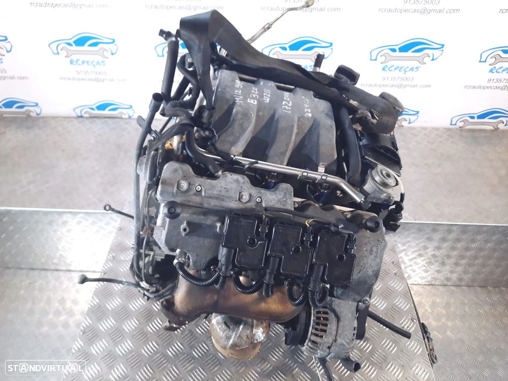 MOTOR COMPLETO 320 3.2i 18V 224CV M112949 112949 MERCEDES BENZ E W211 MOTOR ARRANQUE ALTERNADOR BIMASSA COMPRESSOR AR CONDICIONADO BOMBA DIRECAO TURBO INJETORES