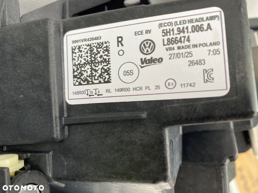 lampa golf 8 VIII full led komplet eu całe - 12