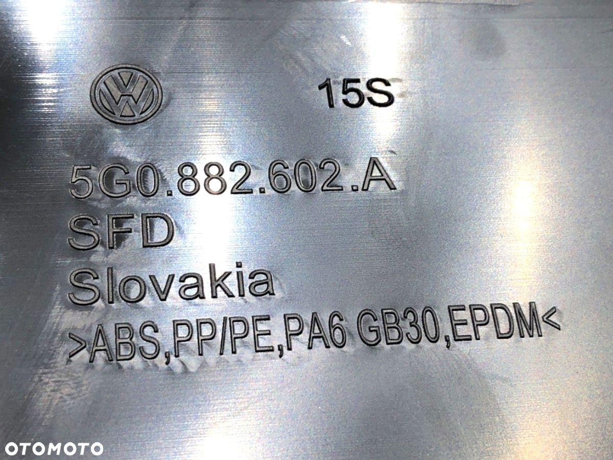 SCHOWEK FOTELA PRAWY - 169.00 PLN - VW GOLF VII (5G1, BQ1, BE1, BE2) 2012 - 2022 1.6 TDI 77 kW [105 - 5