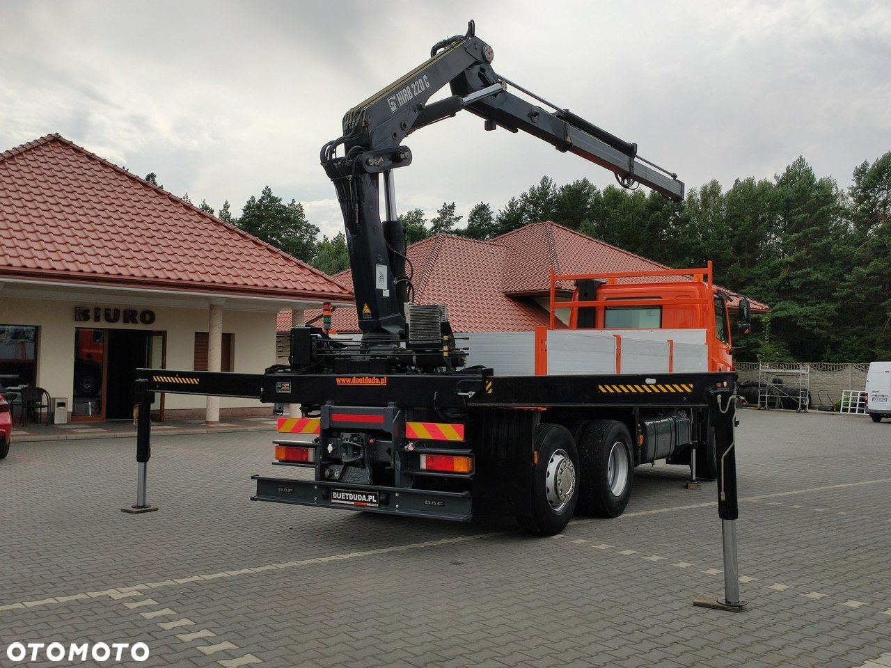 DAF CF 85.380 6x2 Oś Skrętna Skrzynia HDS HIAB 220C  + Pilot - 6