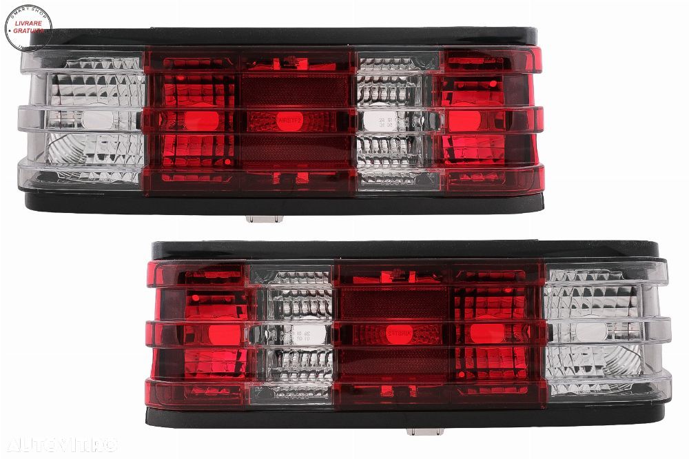 Stopuri Mercedes W201 190 (12.1982-05.1993) Rosu Clar- livrare gratuita - 1
