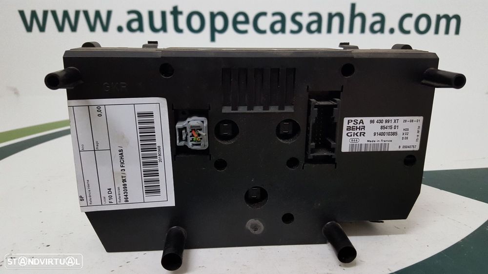 Climatronic Peugeot 307 (3A/C) - 2