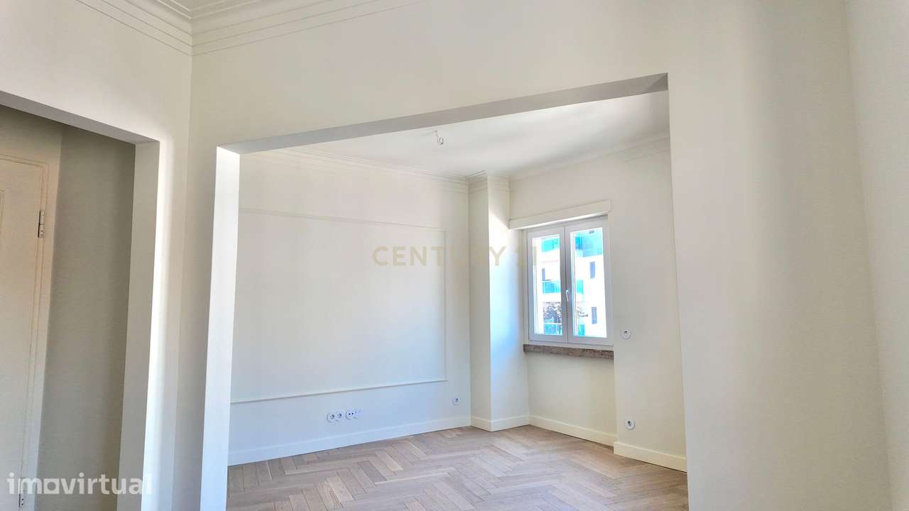 T2 para Arrendamento na Lapa, Lisboa | Novo | Varanda | Ar Condicionad - Grande imagem: 3/30
