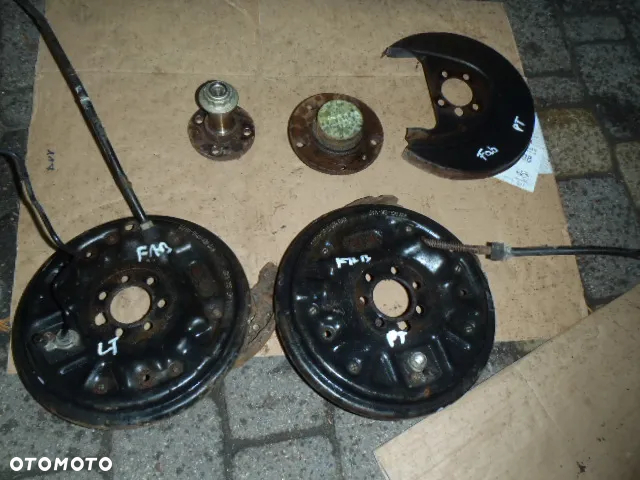bęben bębny osłona tarcza kotwiczna cylinderek piasta łożysko czop tylne zawieszenie fabia polo ibiza passat b5 jak nowe oryginaał - 5