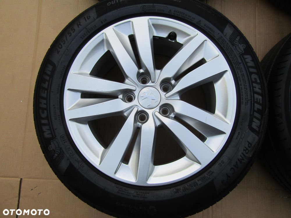 4x Felgi Koła 16 Peugeot 308 II 508 407 Rifter Expert III Partner III Citroen Jumpy Berlingo III Toyota Proace 7 j 5x108 ET44 + Opony 205/55 16 Michelin - 9