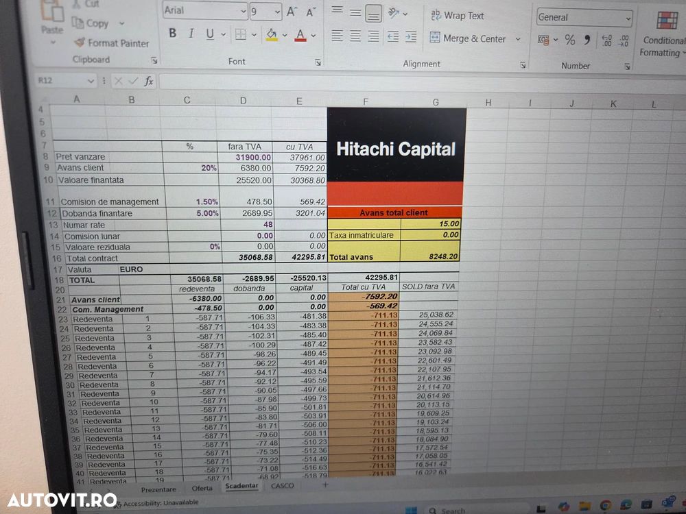 Hitachi ZX26U-6, 2024, 939 ore, Masa operationala 2,74tone, CUPLA RAPIDA mecanica+cupa ingusta+cupa lata+cupa taluz neinclinabila, LAMA NIVELARE, inst picon pe brate, fara aer conditionat, latime 1,2m, ridica 1,6 tone, JAPONIA, leasing-PROMOTIE 31.900Eur+Tva - 38