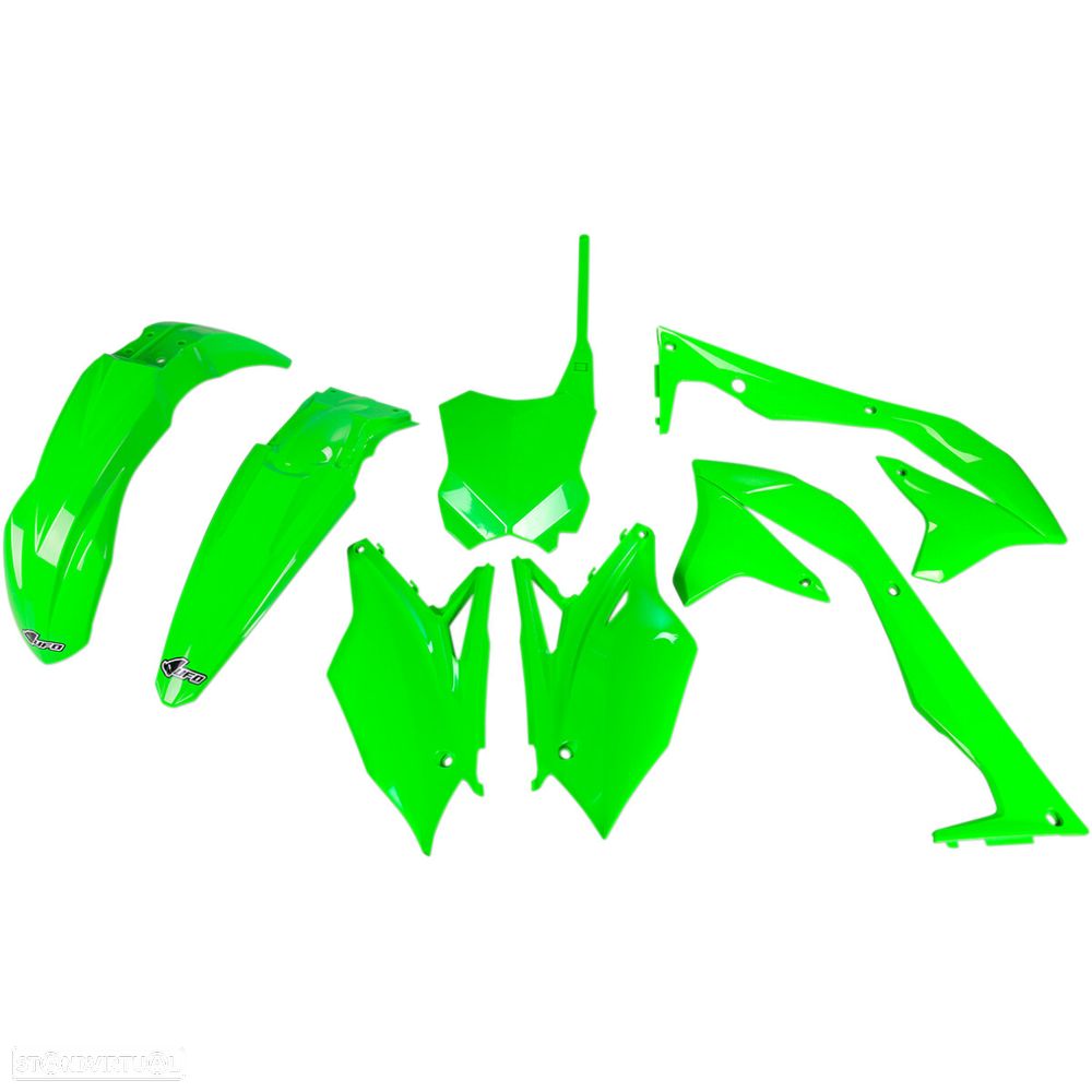 kit plasticos ufo kawasaki kx 250f - kakit224-aflu - 1