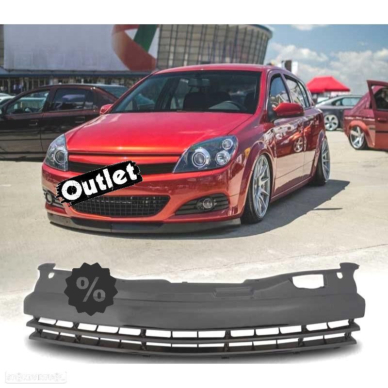 R148036C4 GRELHA FRONTAL SEM SÍMBOLO PARA OPEL ASTRA H 04-07 ASTRA H SEDAN E HAT - 1
