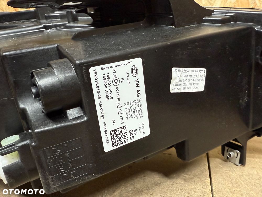 REFLEKTORY LAMPA LEWA PRAWA PRZÓD SEAT LEON CUPRA LIFT 5FB941059 5FB941036J - 6