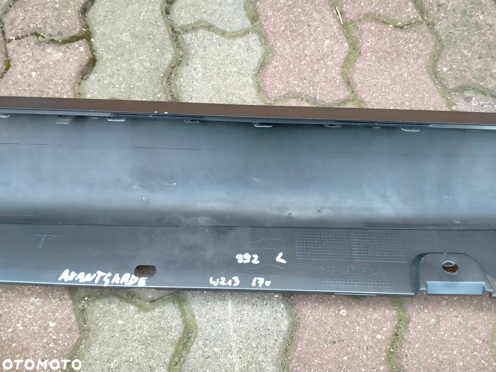 MERCEDES E klasse W213 / Avantgarde / 992 / LISTWA PROGOWA LEWA  / PRÓG LEWY  / ORYGINAŁ - 4