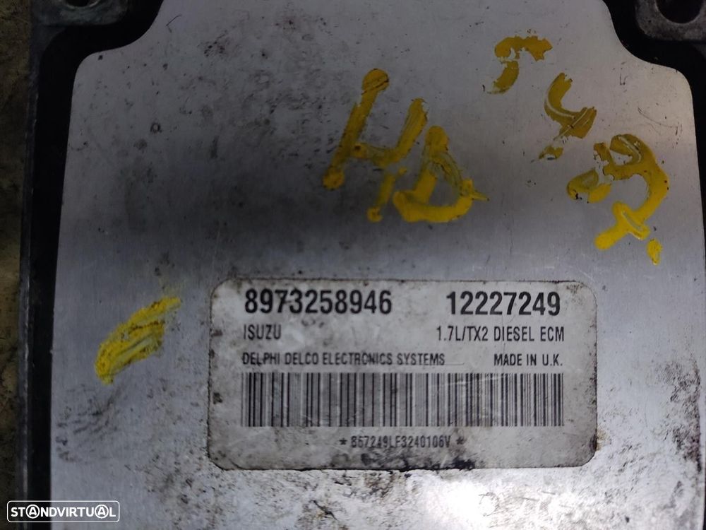 CENTRALINA MOTOR UCE OPEL MERIVA A LIMUSINA 2003 -12227249 - 14