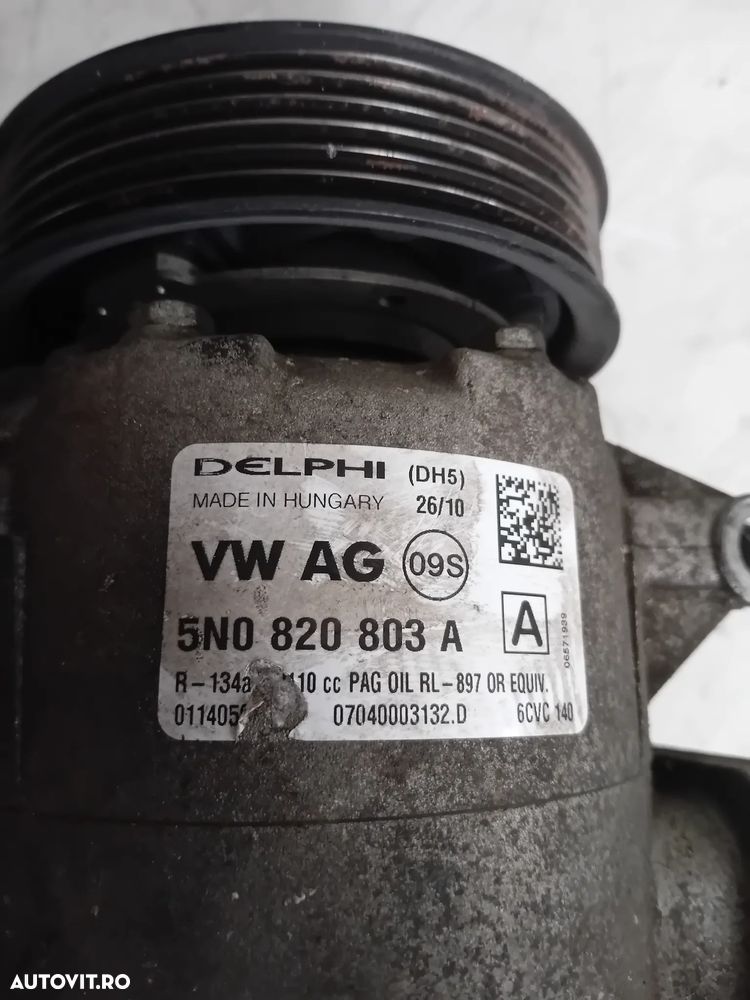 Compresor Clima Vw Seat Skoda Audi 2.0 Tdi Euro 6 Cod 5N0820803A Passat B8 Ateca Leon Octavia Q3 - 6