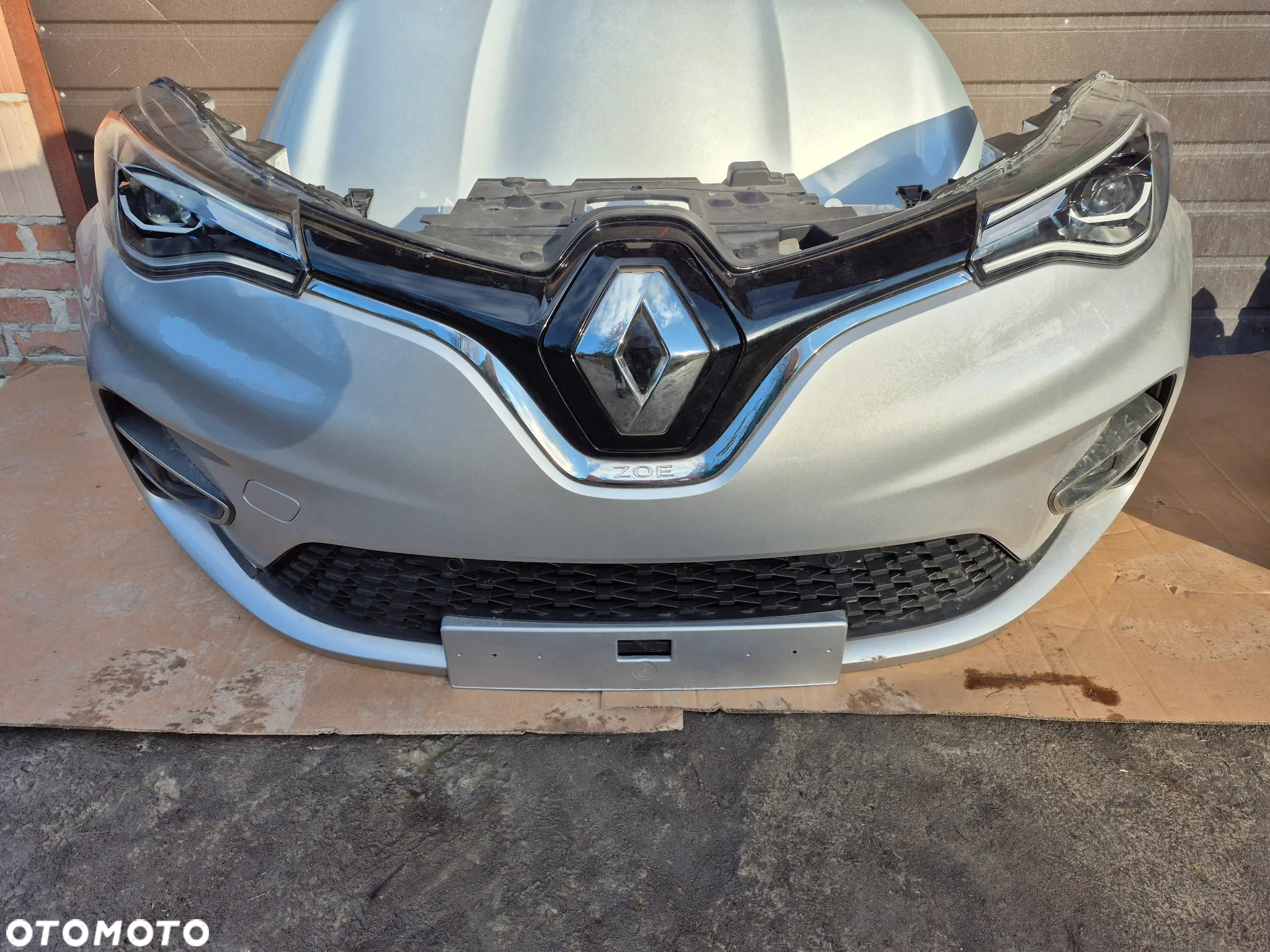 RENAULT ZOE II MASKA BŁOTNIK PRAWY PAS PRZEDNI CHŁODNICE LAMPY KOD LAKIERU TEKQA - 4
