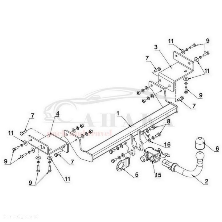 Hak Holowniczy Automat Do Kia Cee'd Hatchback 2012-2018 - 3