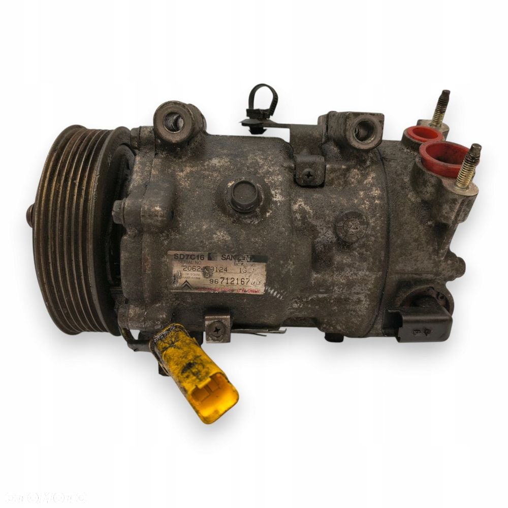 SPRĘŻARKA KLIMATYZACJI Peugeot 308 3008 Citroen C4 1.6 HDi 9671216780 - 3