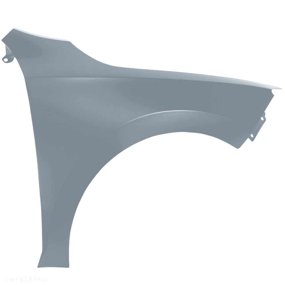 BLU Błotnik SEAT TOLEDO IV 4 LF7Y Prawy Szary 2012-2019 przód QuarzGrau bez otworu na migacz - 2
