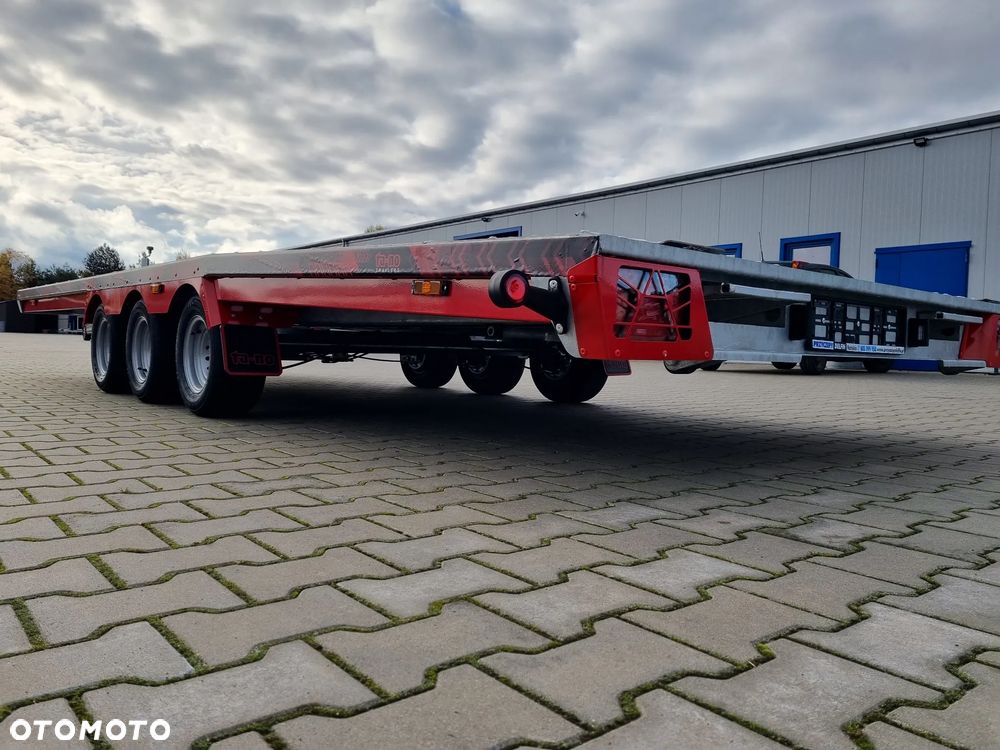 TA-NO Scorpio 55 PREMIUM laweta 3 osiowa 5.5m 3500kg DMC najazdy niski załadunek - 11