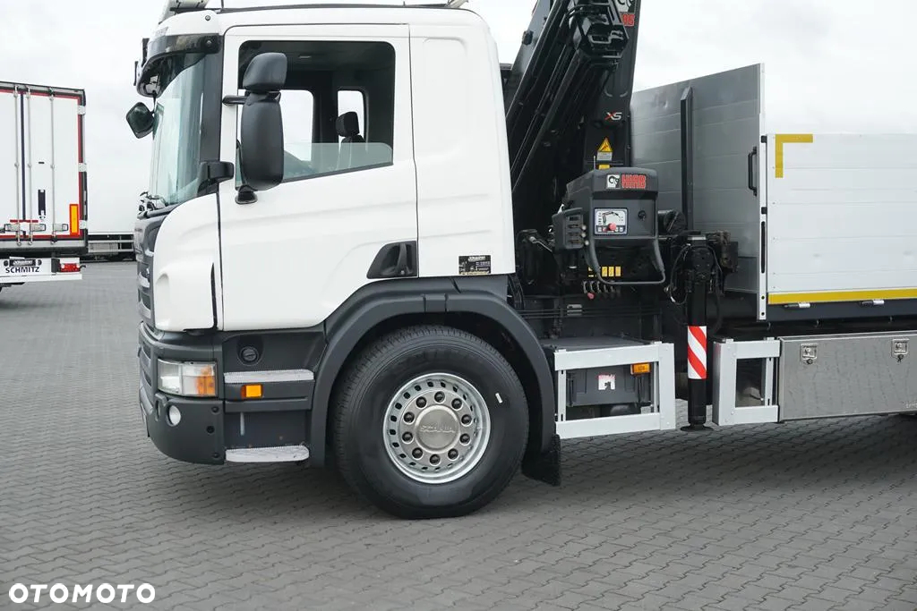 Scania P 320 / 6 X 2 / SKRZYNIOWY + HDS / HIAB 211 EP - 5 / OŚ SKRĘTNA   / WYS. 14 M - 19