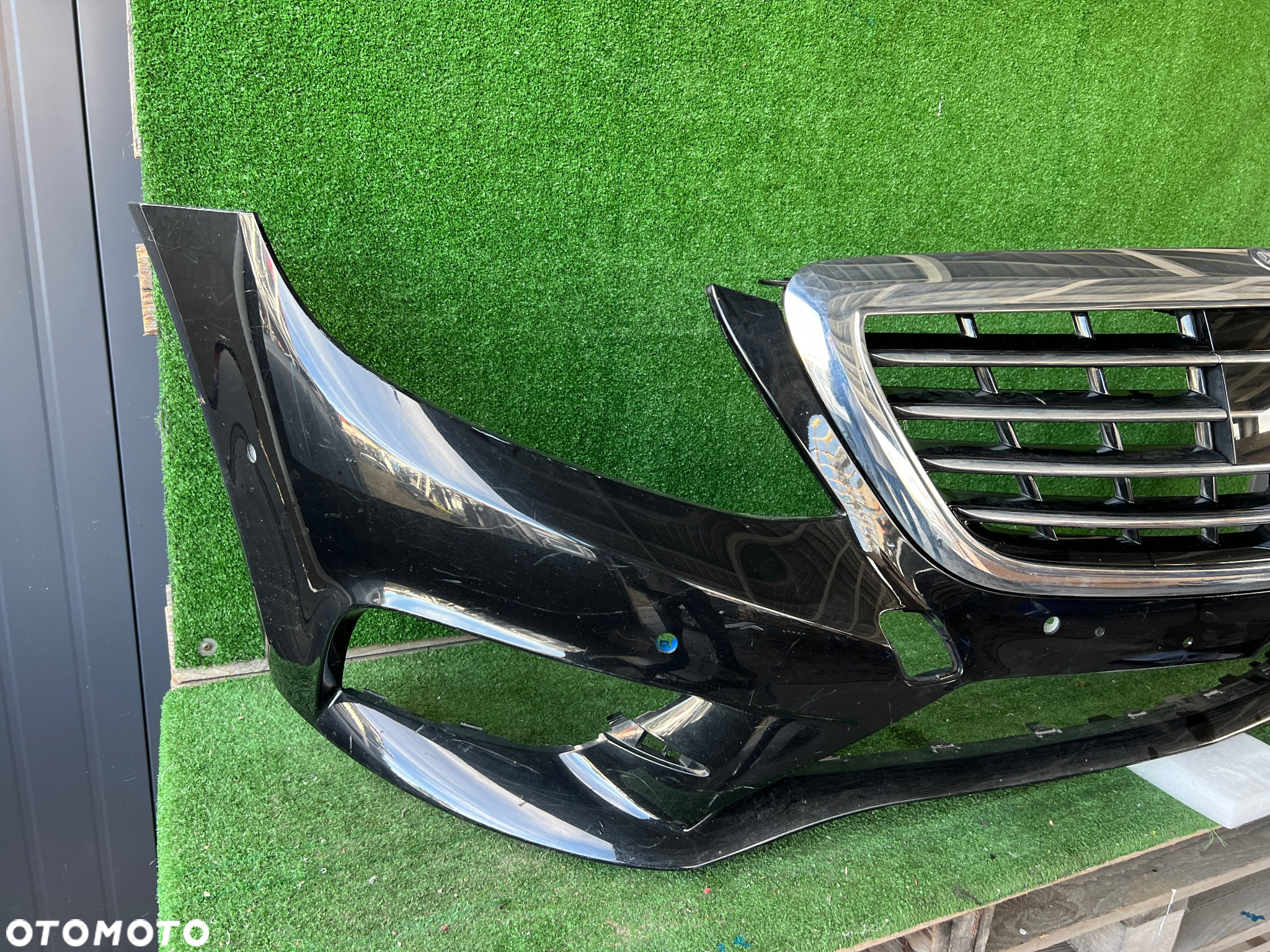 Mercedes S Klasa 222 AMG zderzak przedni - 2