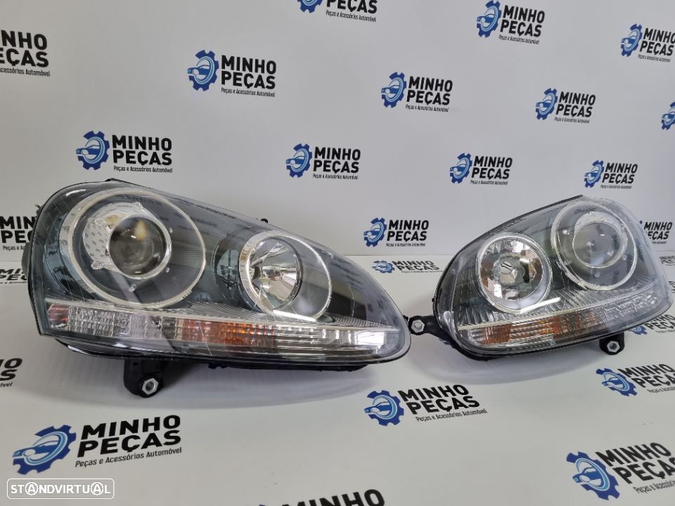 Faróis VW Golf 5 V (R32) Look Xénon - 3