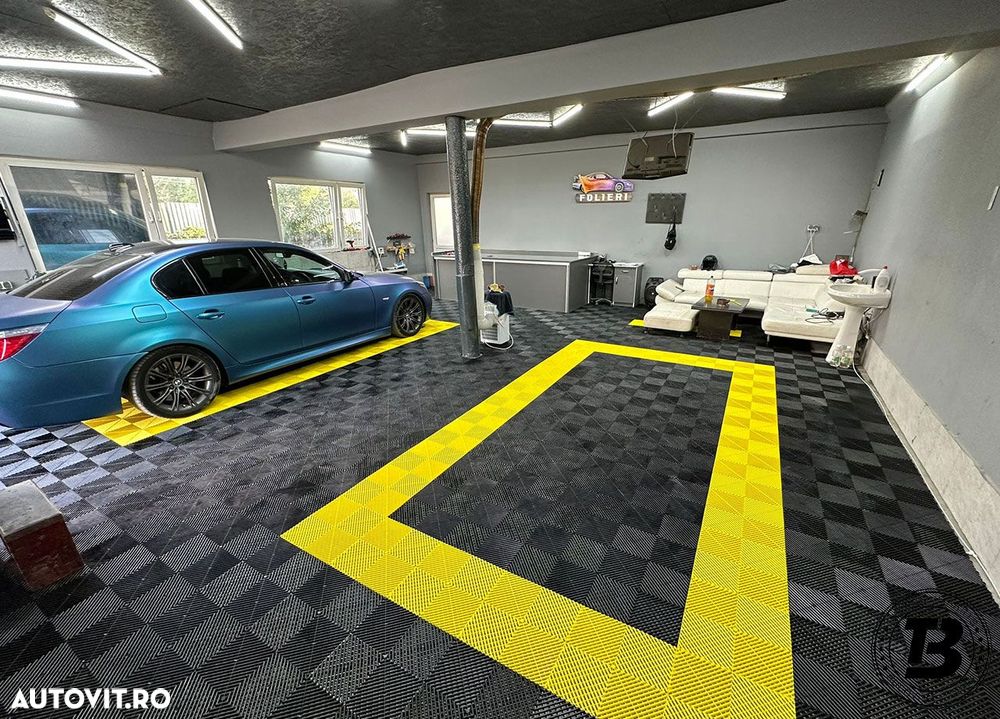 Pardoseala Modulara pentru Garaj si Ateliere Detailing - Galben - 5