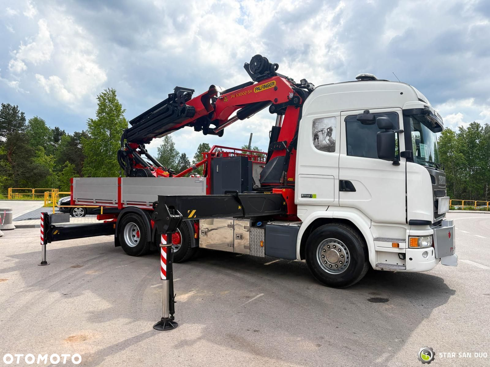 Scania G490 6x2 PalfingerPK 53002 SH Fly Jib Kosz Siodło - 25