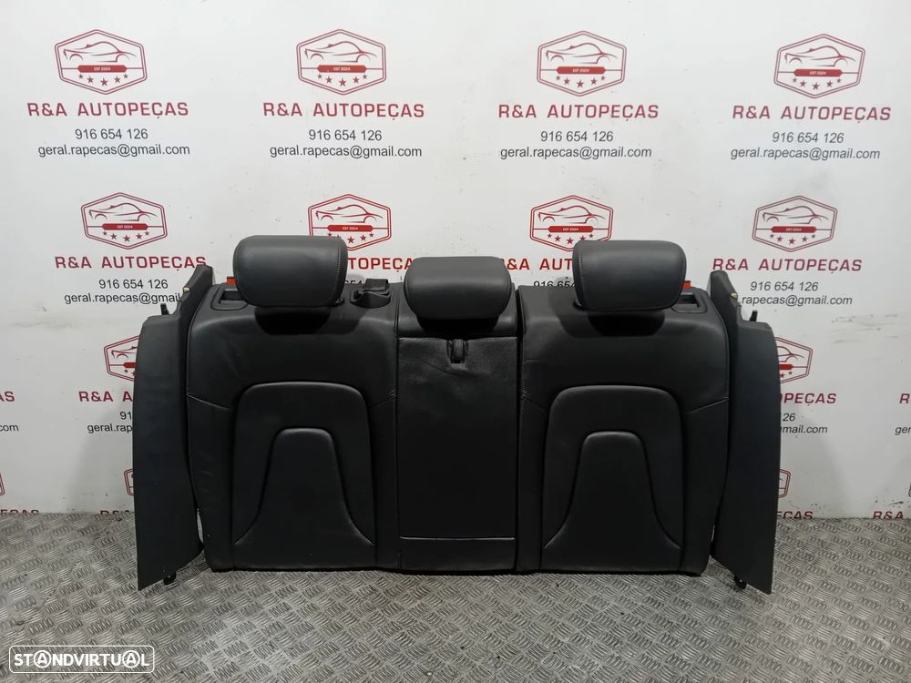 Conjunto Bancos Trás Traseiro em Pele Audi A4 B8 Sedan em Pele Original - 4